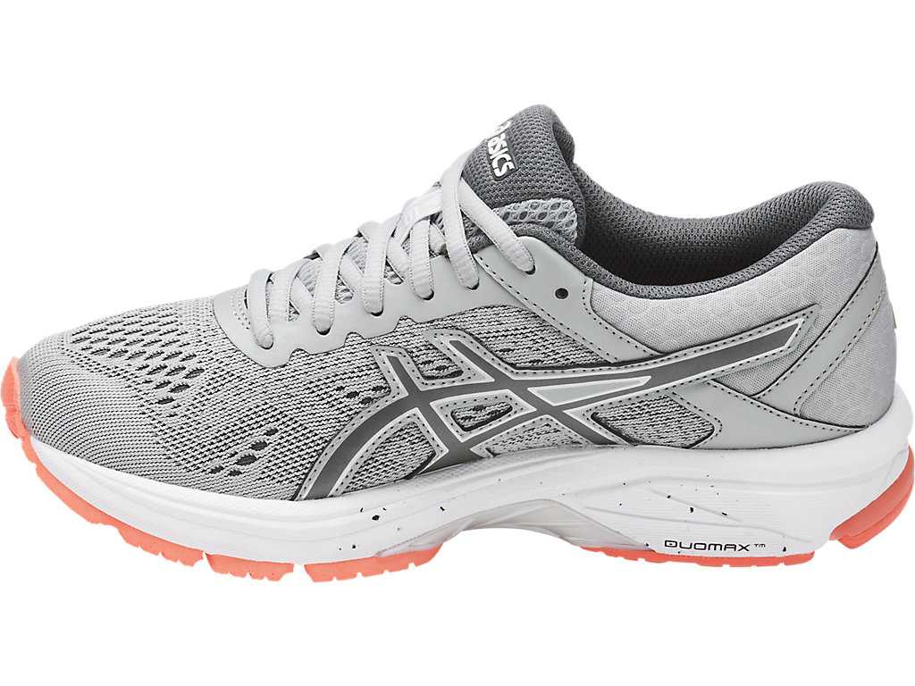 Buty do Biegania Damskie Asics Gt-1000 6 Szare Ciemny Szare Koralowe | 96380-ZJWR