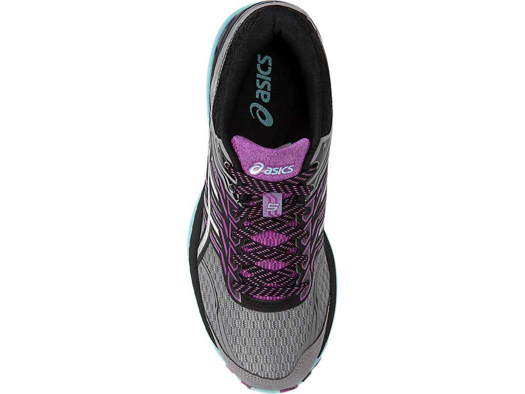 Buty do Biegania Damskie Asics Gt-2000 5 Trailowe Szare Srebrne Fioletowe | 61203-SRGF