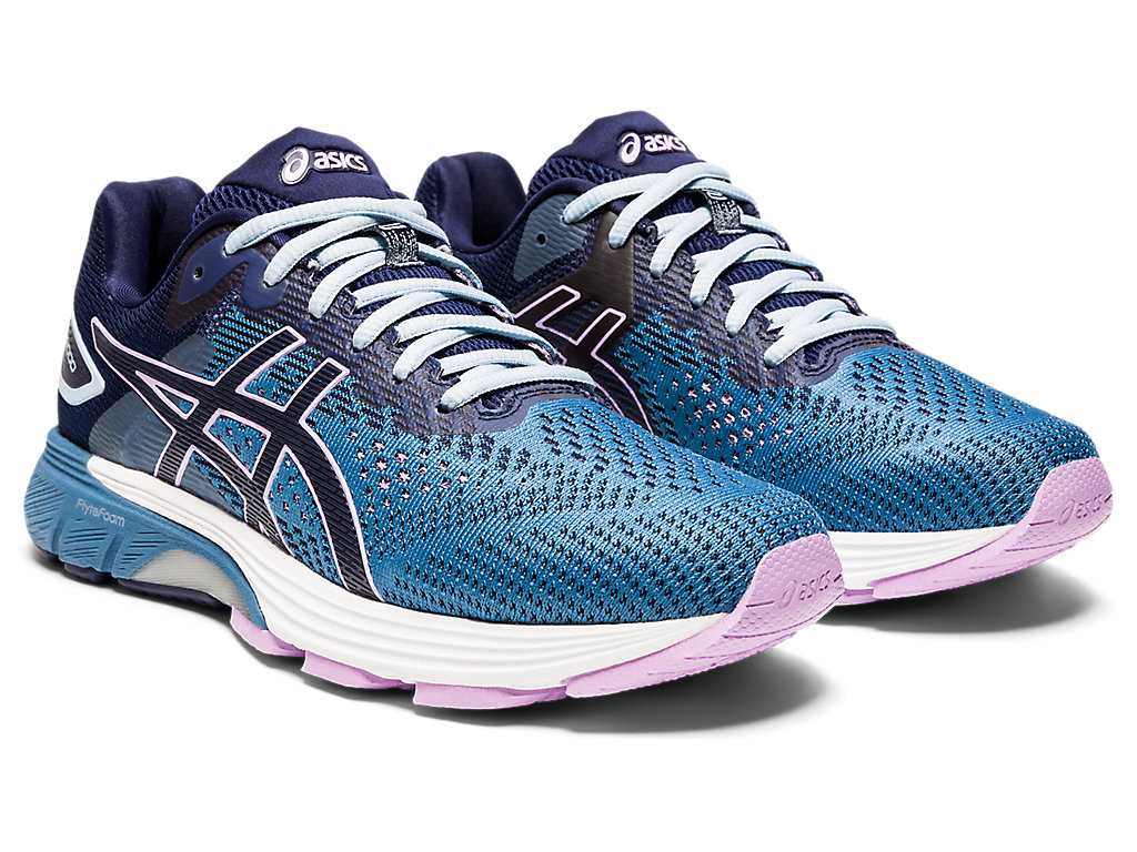 Buty do Biegania Damskie Asics Gt-4000 2 (D) Szare Granatowe | 07815-YDIC