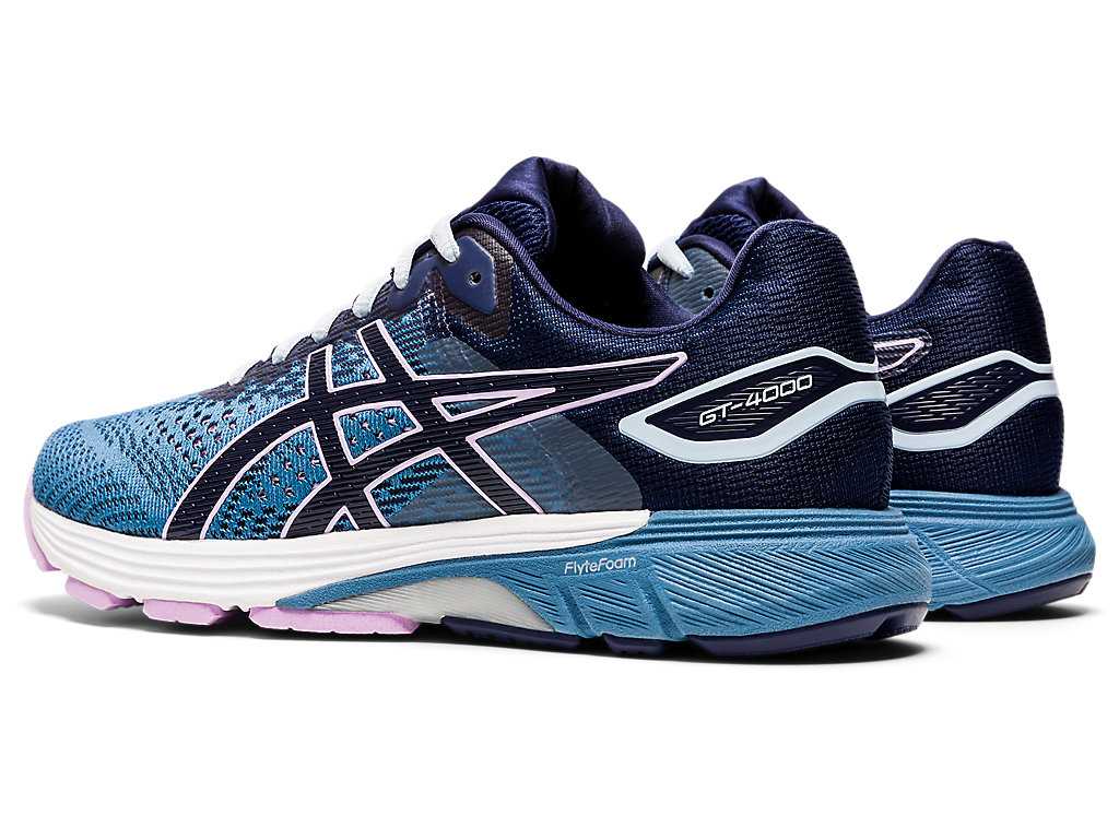 Buty do Biegania Damskie Asics Gt-4000 2 (D) Szare Granatowe | 07815-YDIC