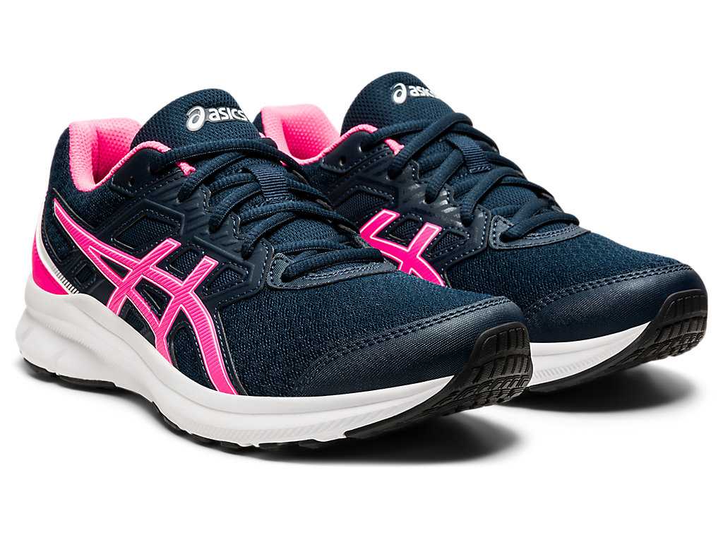 Buty do Biegania Damskie Asics Jolt 3 (D) Niebieskie Różowe | 09786-FAHP