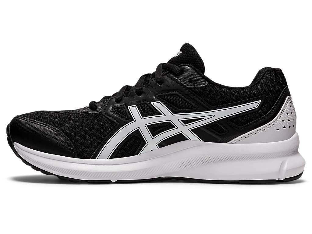 Buty do Biegania Damskie Asics Jolt 3 (D) Czarne Białe | 93205-KNTE