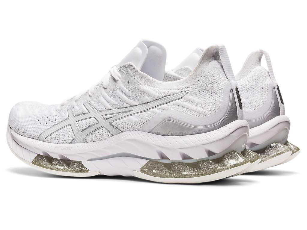 Buty do Biegania Damskie Asics Kinsei Blast Białe Białe | 15209-NKWI