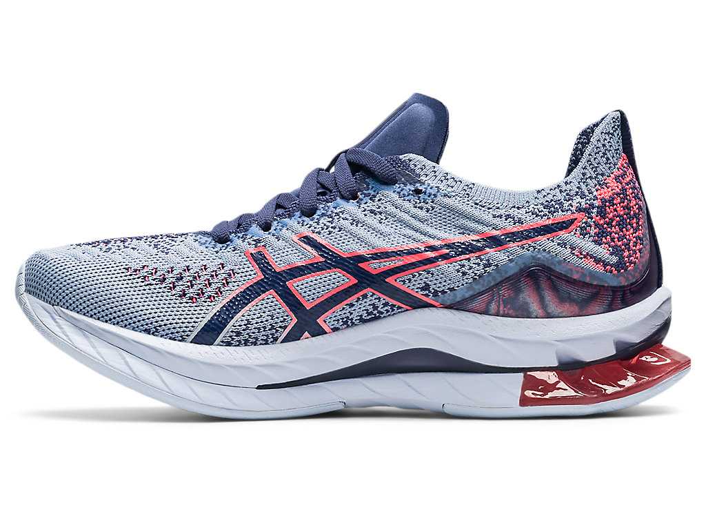 Buty do Biegania Damskie Asics Kinsei Blast Białe Niebieskie | 74186-PGFV