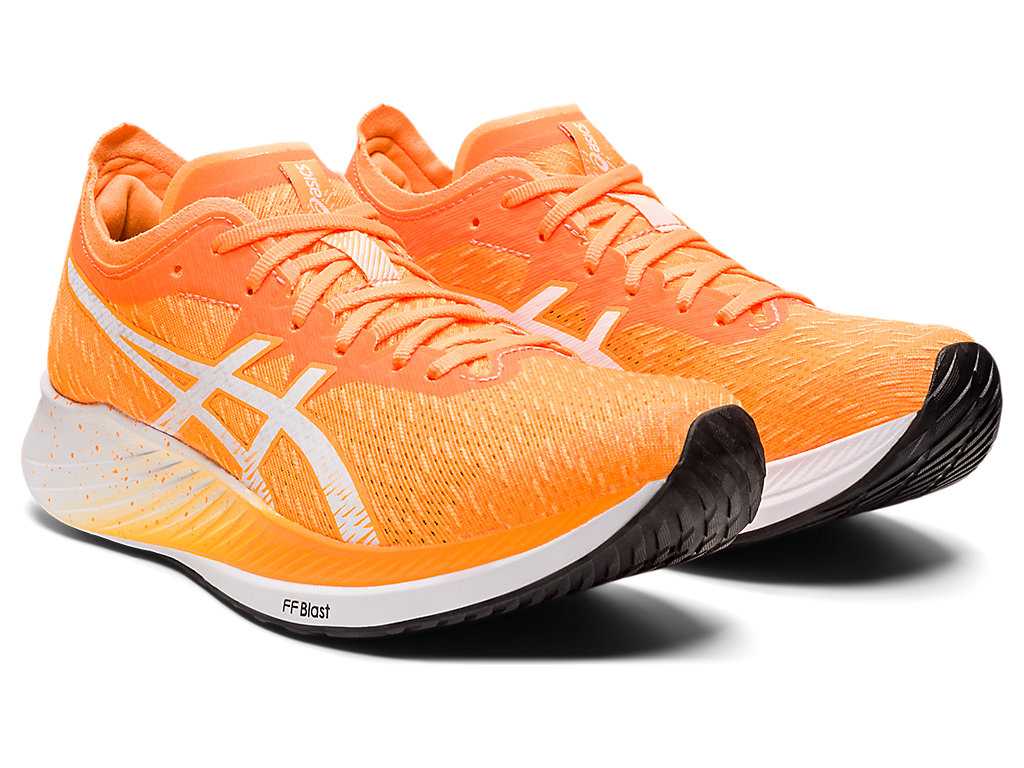 Buty do Biegania Damskie Asics Magic Speed Pomarańczowe Białe | 06251-VDTN