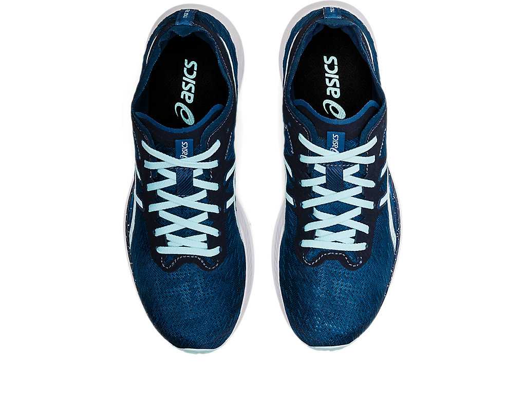 Buty do Biegania Damskie Asics Magic Speed Niebieskie Niebieskie | 41682-VZLF