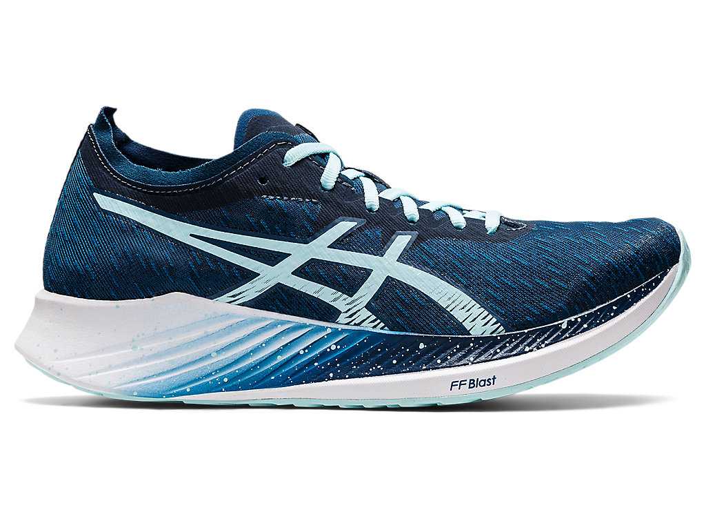 Buty do Biegania Damskie Asics Magic Speed Niebieskie Niebieskie | 41682-VZLF