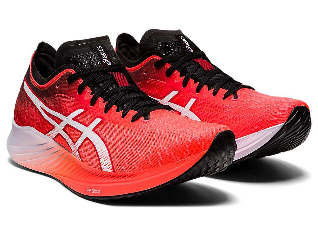 Buty do Biegania Damskie Asics Magic Speed Czerwone Białe | 91780-HOMY