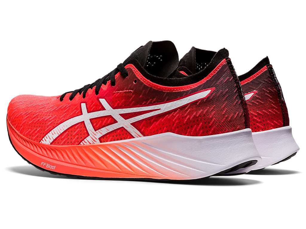 Buty do Biegania Damskie Asics Magic Speed Czerwone Białe | 91780-HOMY