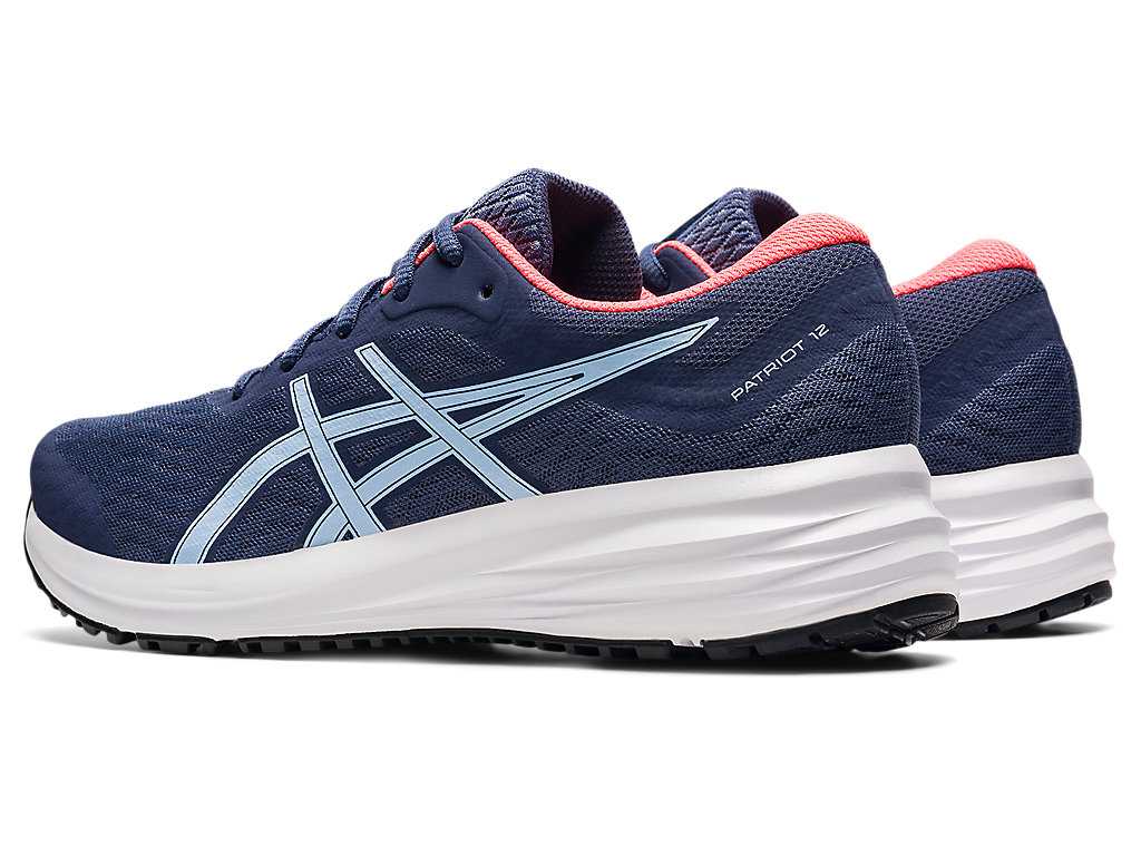 Buty do Biegania Damskie Asics Patriot 12 Niebieskie Niebieskie | 30496-ICRV