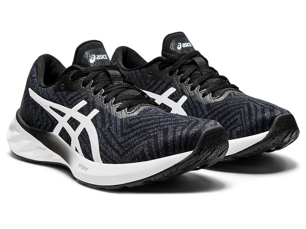 Buty do Biegania Damskie Asics Roadblast Czarne Białe | 03952-UGXP