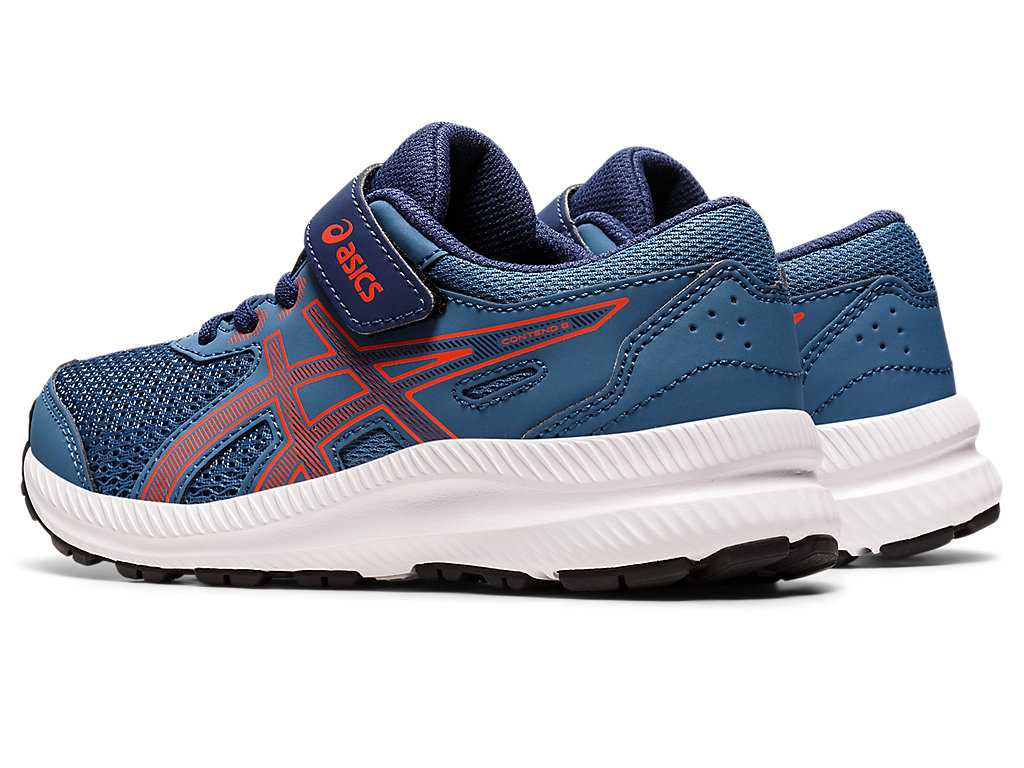 Buty do Biegania Dziecięce Asics Contend 8 Pre-school Lazur Różowe | 05387-YVBQ