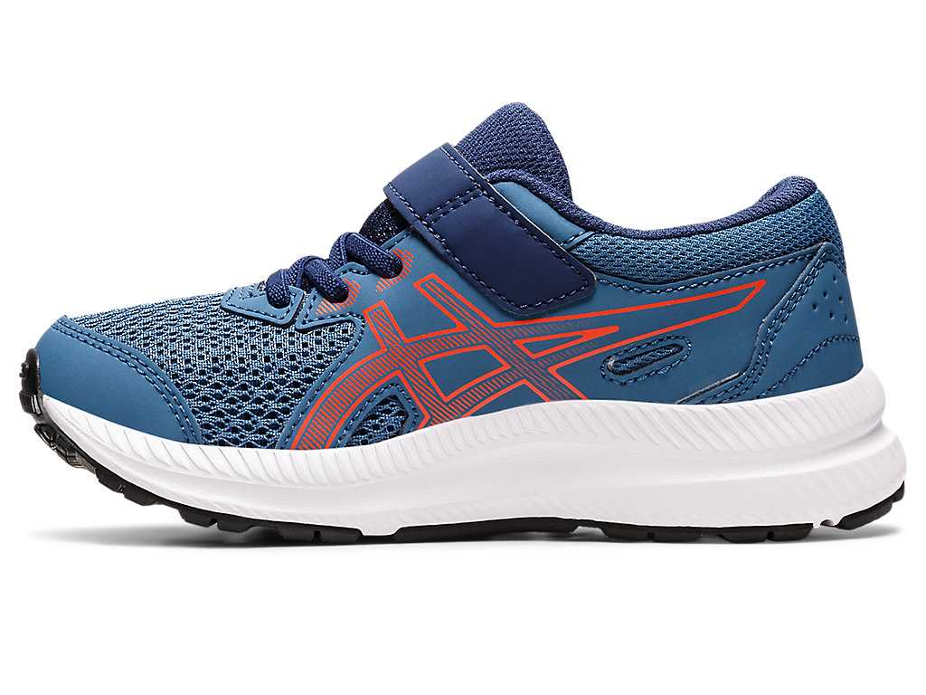 Buty do Biegania Dziecięce Asics Contend 8 Pre-school Lazur Różowe | 05387-YVBQ