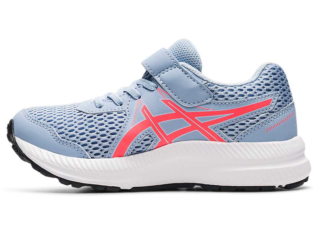 Buty do Biegania Dziecięce Asics Contend 7 Pre-school Różowe Głęboka Niebieskie | 08271-FRVU