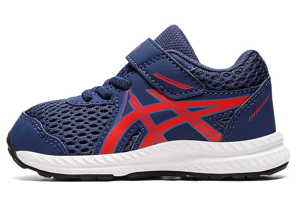 Buty do Biegania Dziecięce Asics Contend 7 Size Czarne Głęboka Turkusowe | 27835-NGPS