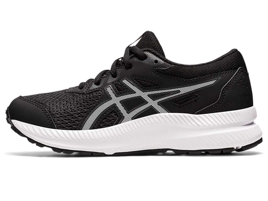 Buty do Biegania Dziecięce Asics Contend 8 Grade School Czarne Niebieskie | 36715-OEQW