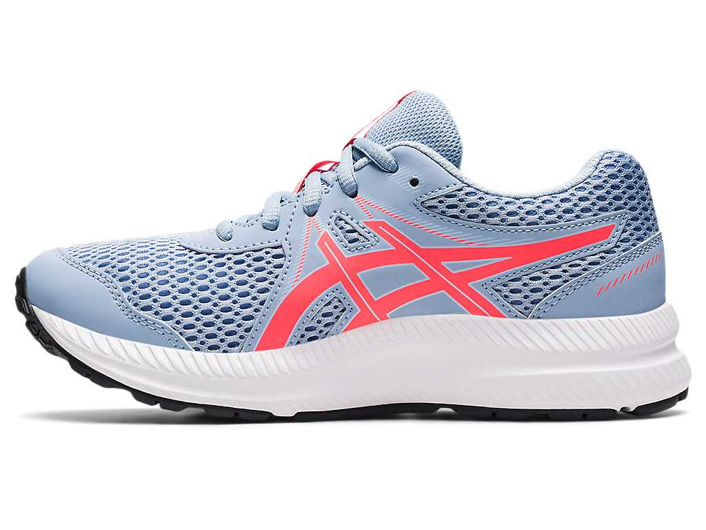 Buty do Biegania Dziecięce Asics Contend 7 Grade School Czarne Głęboka Turkusowe | 42138-FQKG