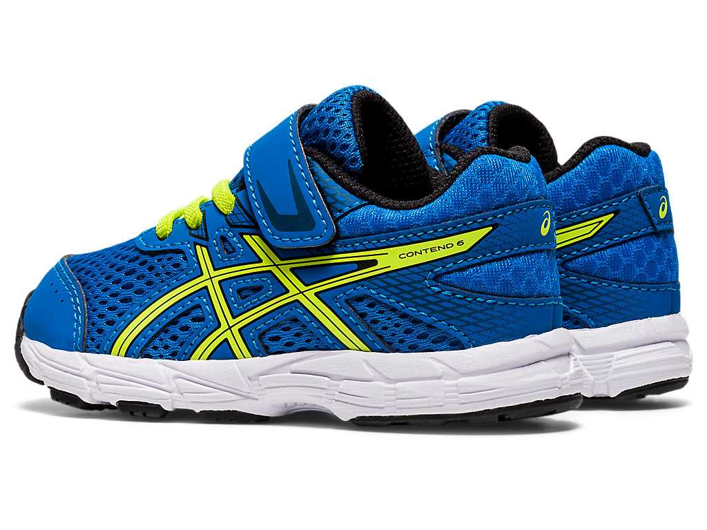 Buty do Biegania Dziecięce Asics Contend 6 Size Jasny Szare Żółte | 45902-DWZL