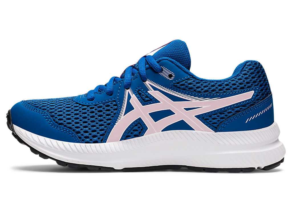 Buty do Biegania Dziecięce Asics Contend 7 Grade School Czarne Głęboka Turkusowe | 48359-TYQR