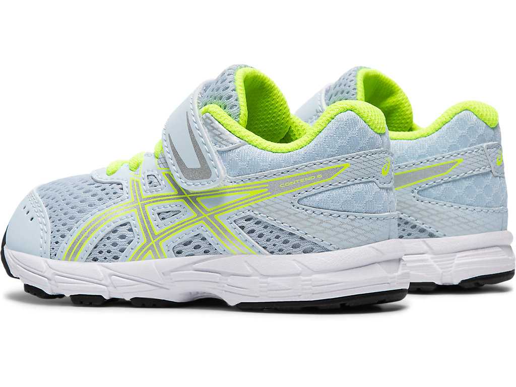 Buty do Biegania Dziecięce Asics Contend 6 Size Jasny Szare Żółte | 53178-ONRL