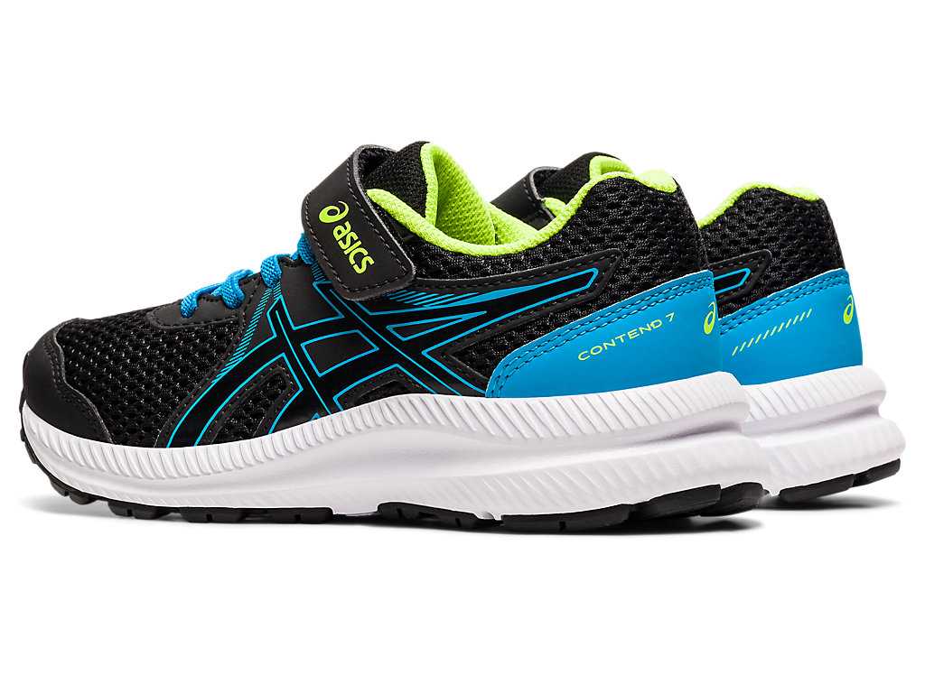 Buty do Biegania Dziecięce Asics Contend 7 Pre-school Różowe Głęboka Niebieskie | 56928-LDEQ