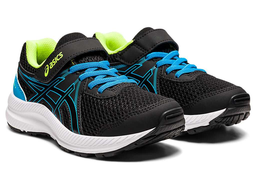 Buty do Biegania Dziecięce Asics Contend 7 Pre-school Różowe Głęboka Niebieskie | 56928-LDEQ