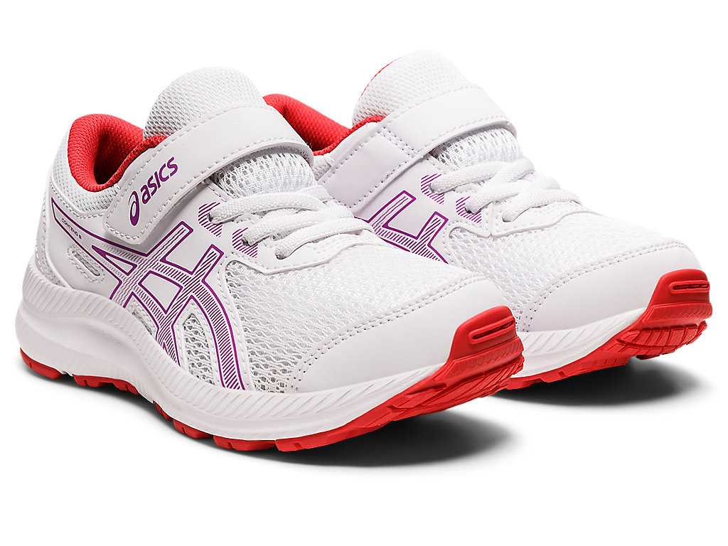 Buty do Biegania Dziecięce Asics Contend 8 Pre-school Lazur Różowe | 65804-UXQG