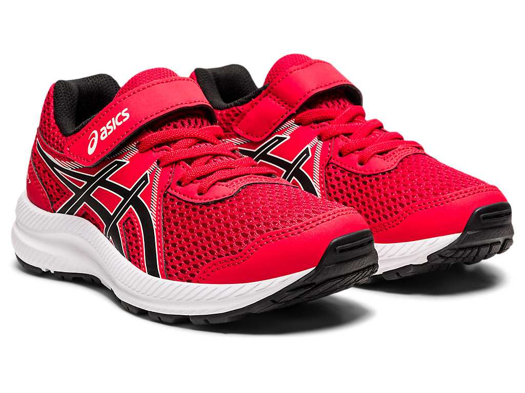 Buty do Biegania Dziecięce Asics Contend 7 Pre-school Różowe Głęboka Niebieskie | 67025-ENSP