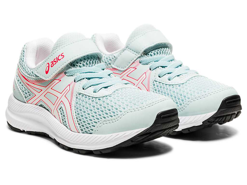 Buty do Biegania Dziecięce Asics Contend 7 Pre-school Różowe Głęboka Niebieskie | 69541-PNEU