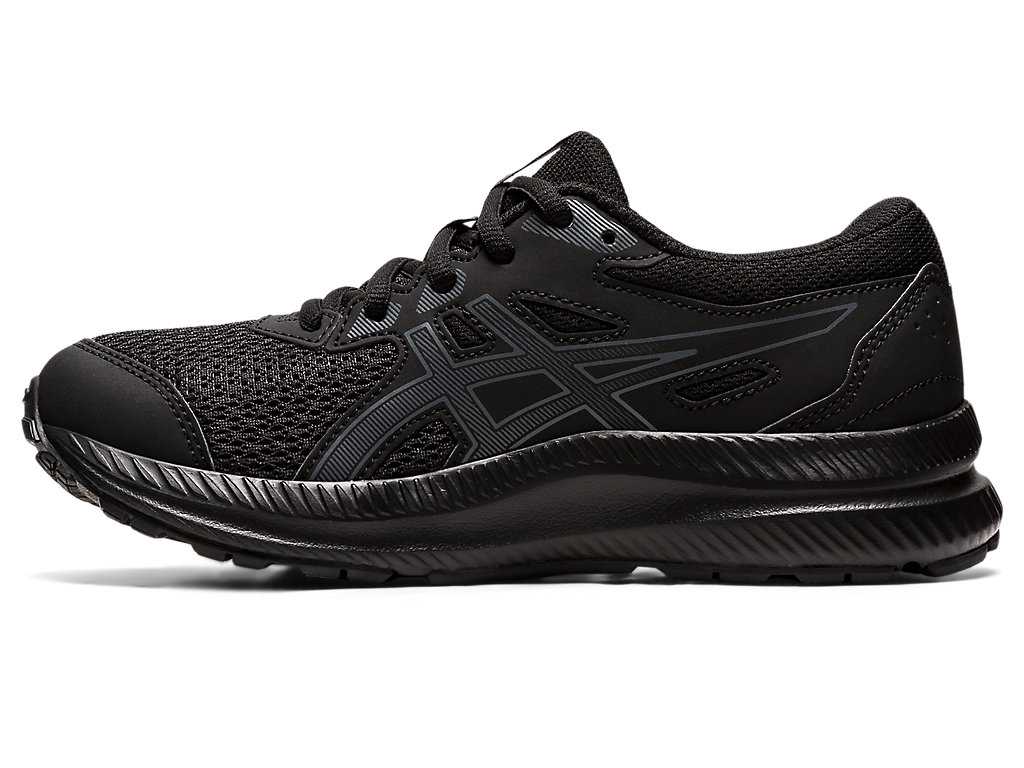 Buty do Biegania Dziecięce Asics Contend 8 Grade School Czarne Niebieskie | 78294-ZSVC