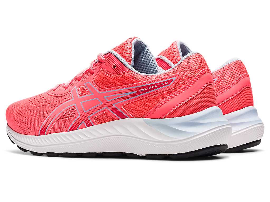 Buty do Biegania Dziecięce Asics Gel-excite 8 Grade School Czarne Czerwone | 61572-EXQL