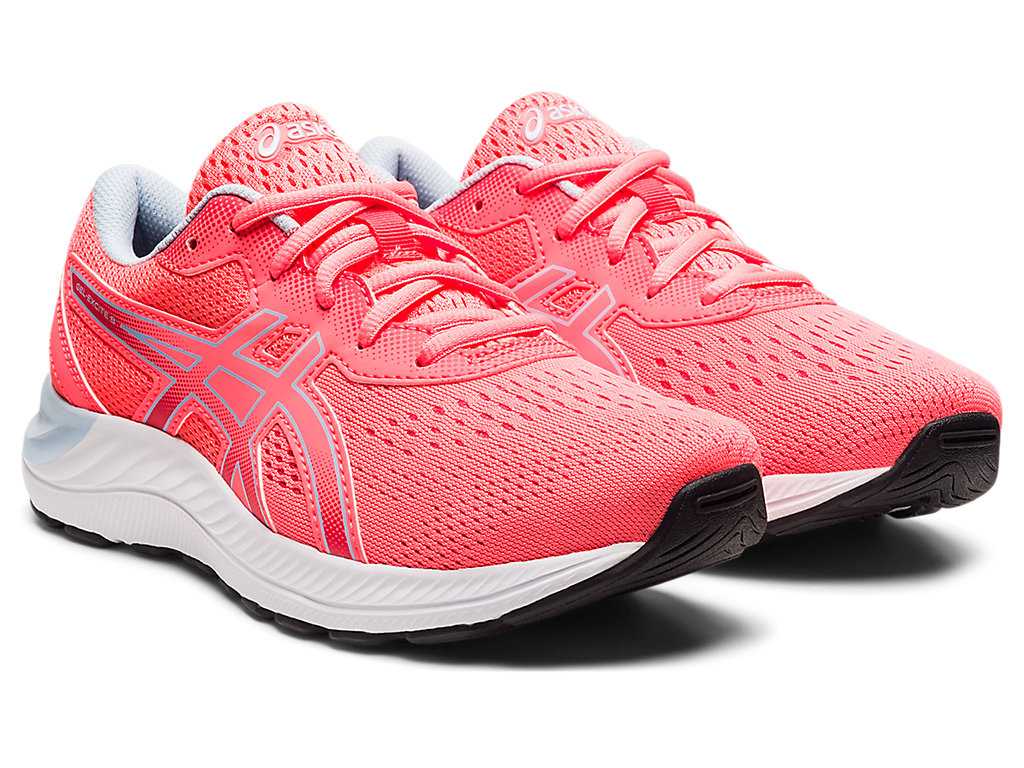 Buty do Biegania Dziecięce Asics Gel-excite 8 Grade School Czarne Czerwone | 61572-EXQL