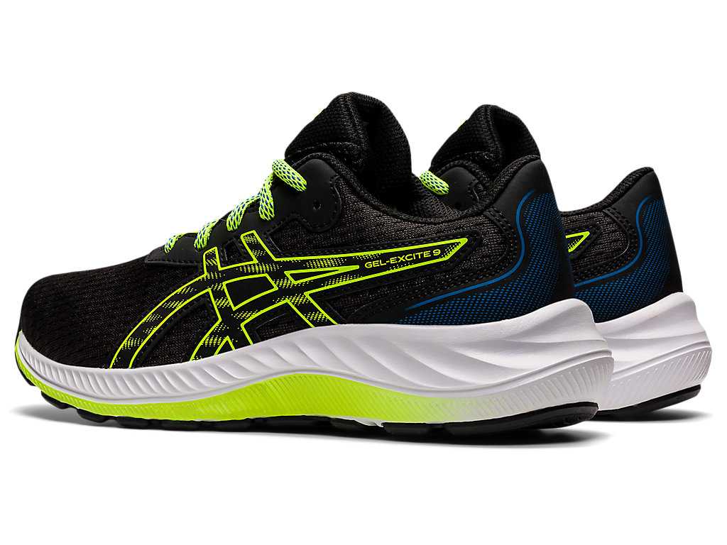 Buty do Biegania Dziecięce Asics Gel-excite 9 Grade School Czarne Niebieskie | 68395-NIVT