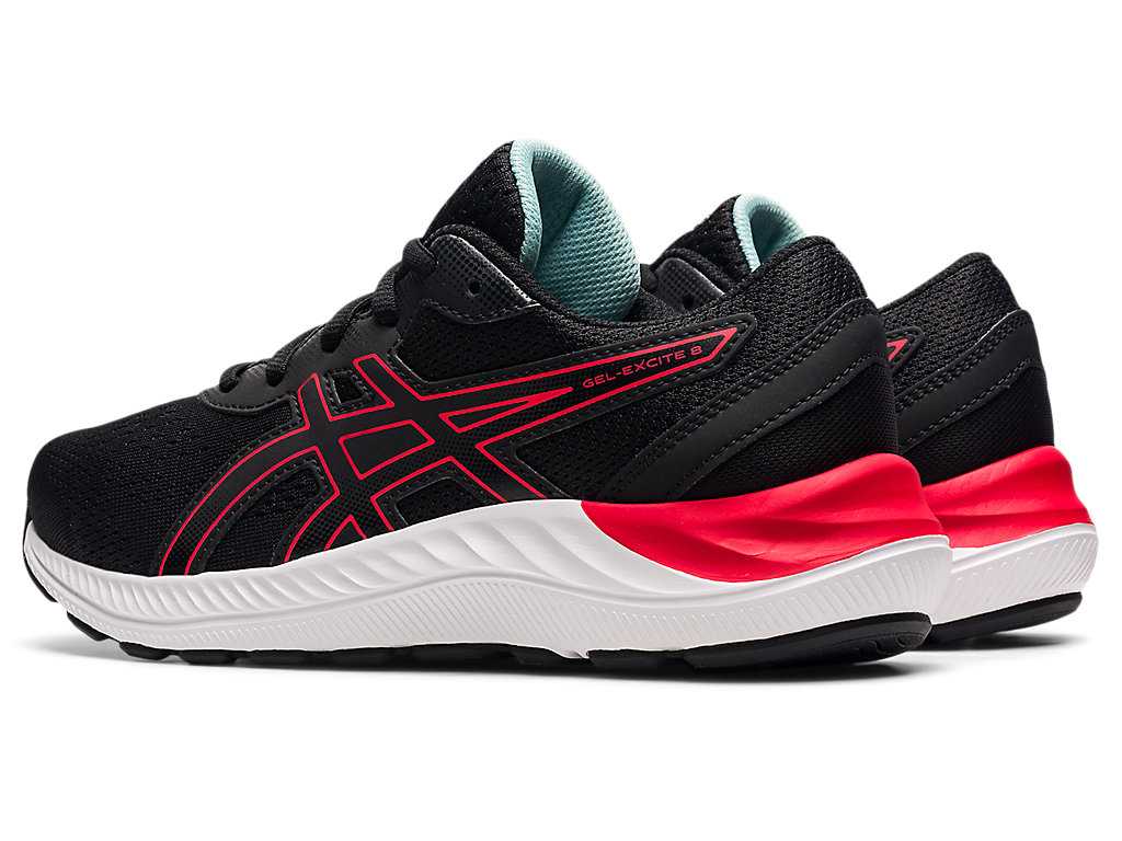 Buty do Biegania Dziecięce Asics Gel-excite 8 Grade School Czarne Czerwone | 69254-HWGO