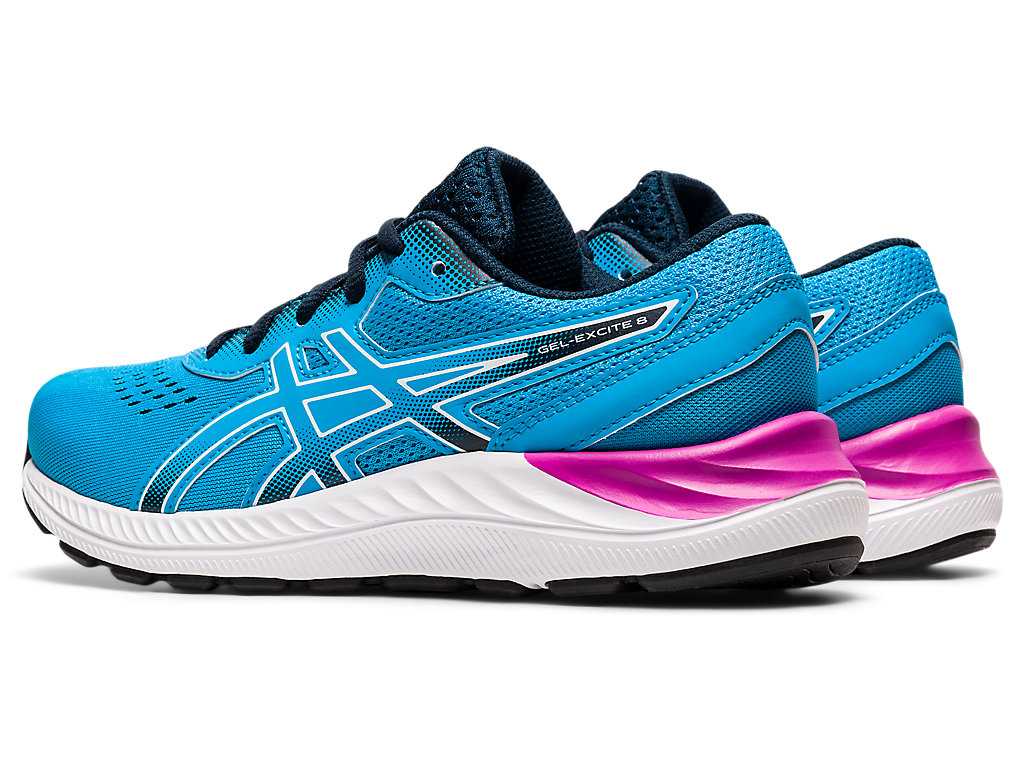 Buty do Biegania Dziecięce Asics Gel-excite 8 Grade School Czarne Czerwone | 91280-OYXQ