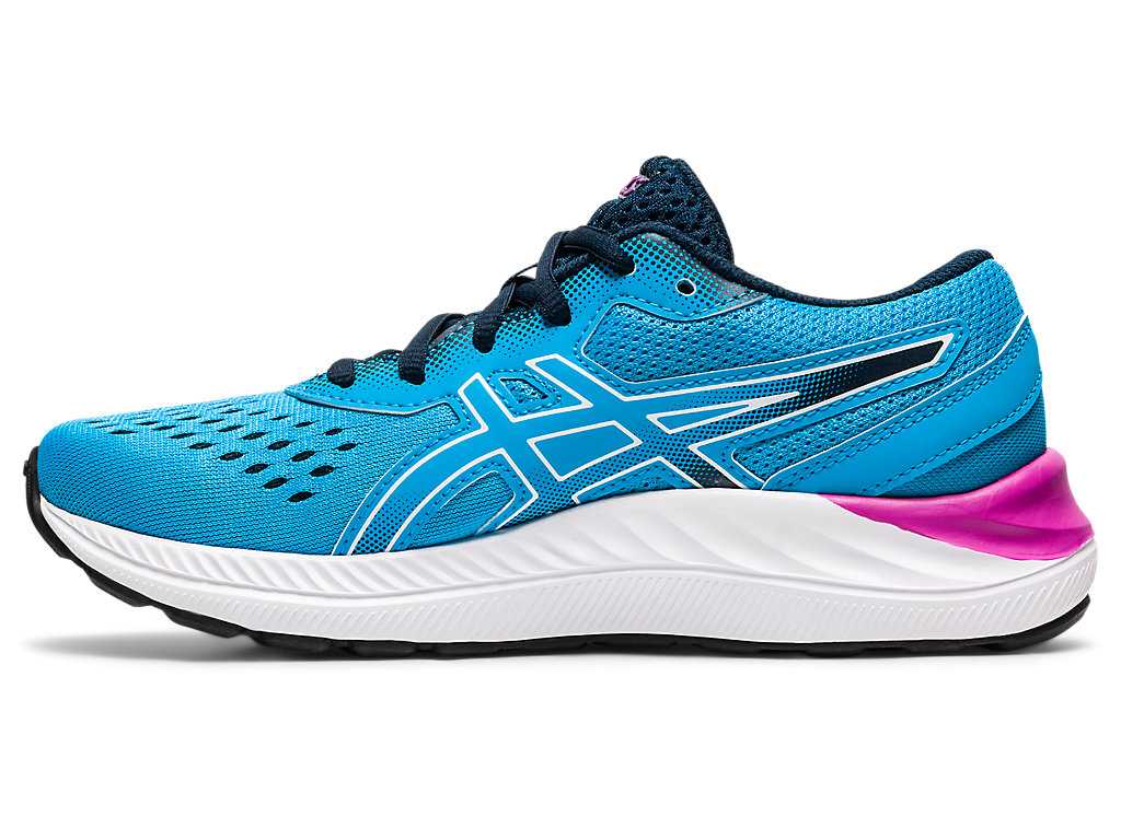 Buty do Biegania Dziecięce Asics Gel-excite 8 Grade School Czarne Czerwone | 91280-OYXQ