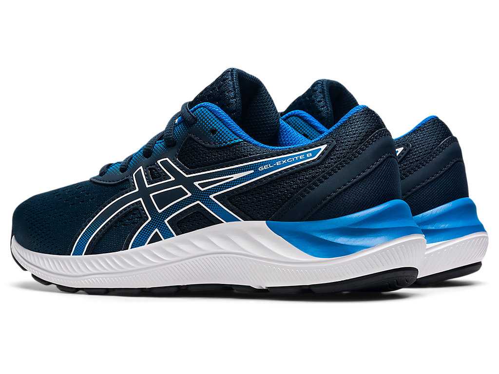 Buty do Biegania Dziecięce Asics Gel-excite 8 Grade School Czarne Czerwone | 93852-IYTD