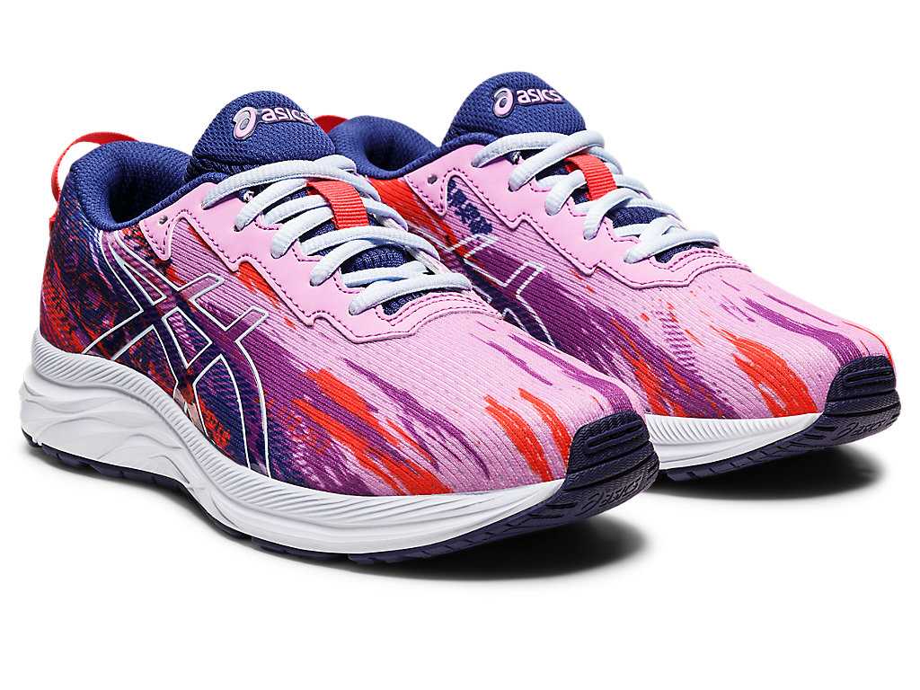 Buty do Biegania Dziecięce Asics Gel-noosa Tri 13 Grade School Różowe Żółte | 84019-NGXH