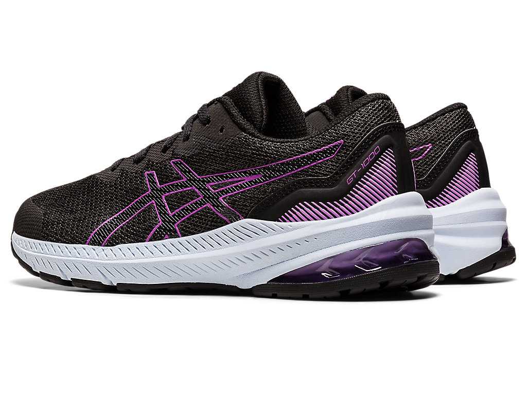 Buty do Biegania Dziecięce Asics Gt-1000 11 Grade School Czarne | 08352-CZJF