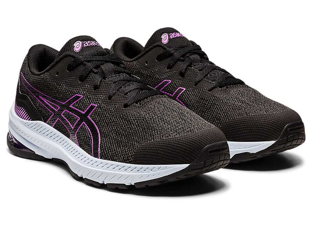 Buty do Biegania Dziecięce Asics Gt-1000 11 Grade School Czarne | 08352-CZJF