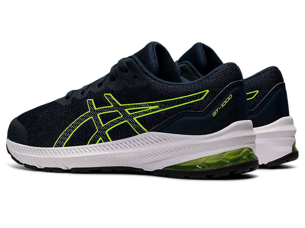 Buty do Biegania Dziecięce Asics Gt-1000 11 Grade School Czarne | 42079-BYSW