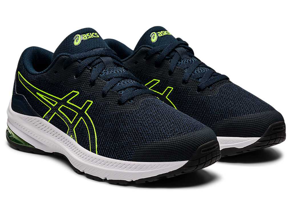 Buty do Biegania Dziecięce Asics Gt-1000 11 Grade School Czarne | 42079-BYSW