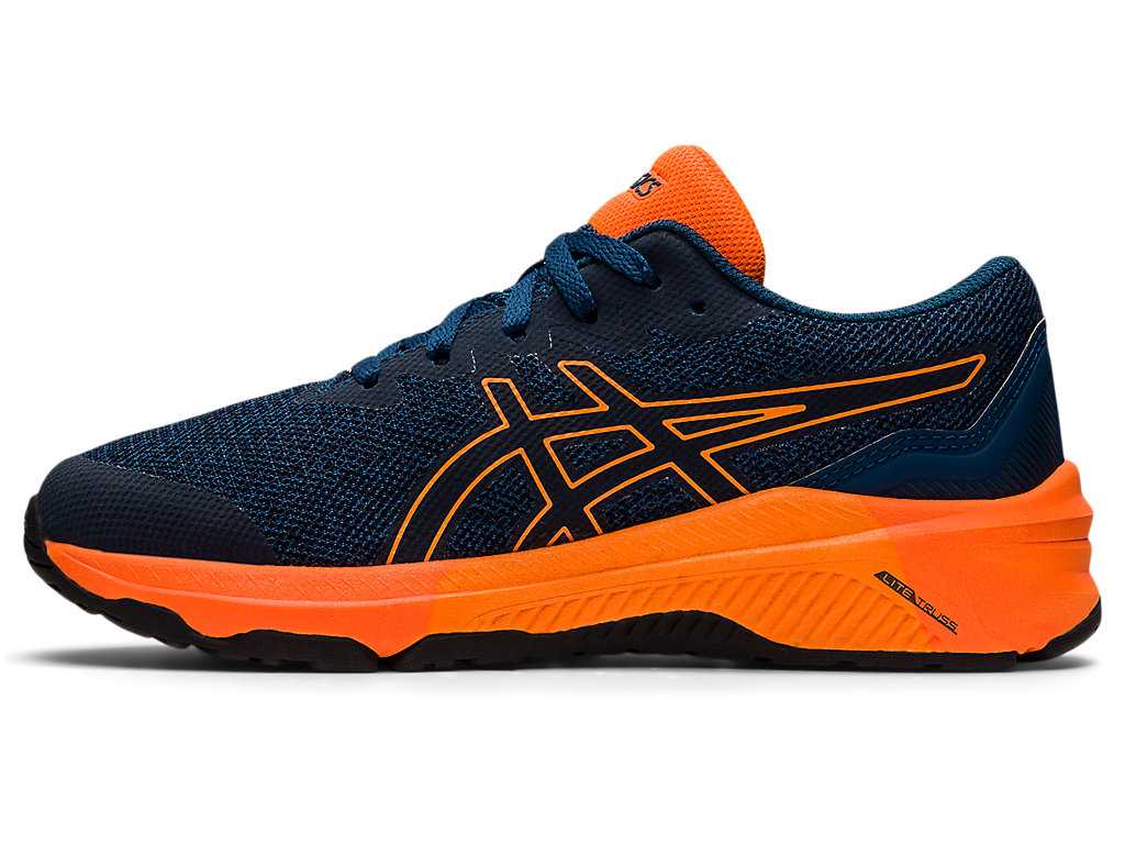 Buty do Biegania Dziecięce Asics Gt-1000 11 Grade School Czarne | 71349-YRLE