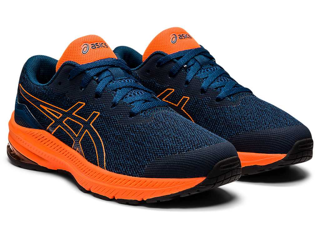 Buty do Biegania Dziecięce Asics Gt-1000 11 Grade School Czarne | 71349-YRLE