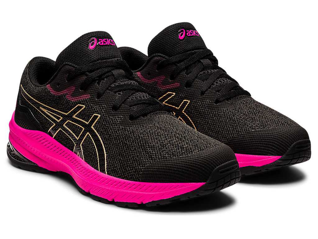 Buty do Biegania Dziecięce Asics Gt-1000 11 Grade School Czarne | 83750-PGXY