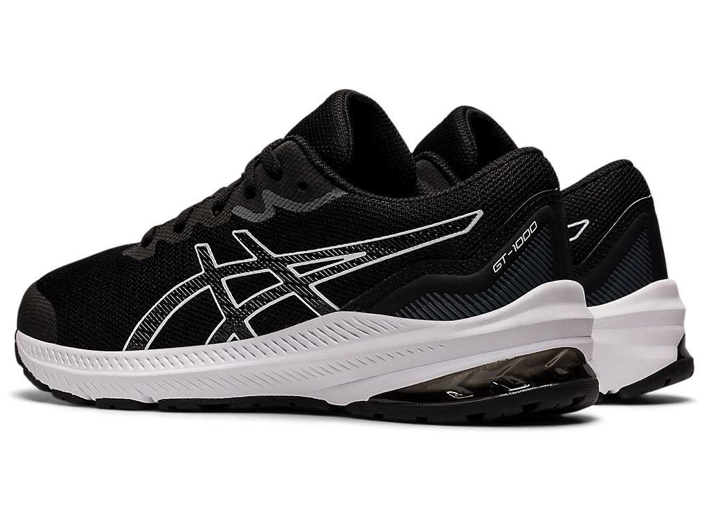 Buty do Biegania Dziecięce Asics Gt-1000 11 Grade School Czarne | 84102-WAOZ