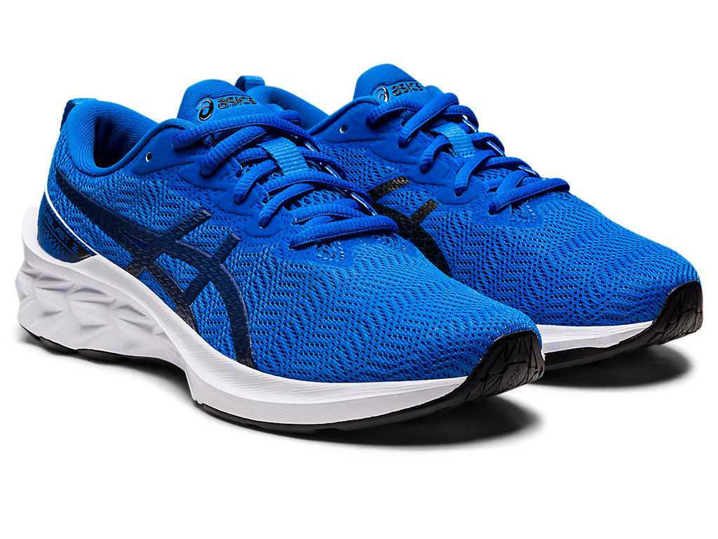 Buty do Biegania Dziecięce Asics Novablast 2 Grade School Czarne Białe | 37091-KLSF