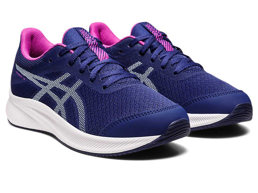 Buty do Biegania Dziecięce Asics Patriot 13 Grade School Niebieskie Niebieskie | 32467-OEVS