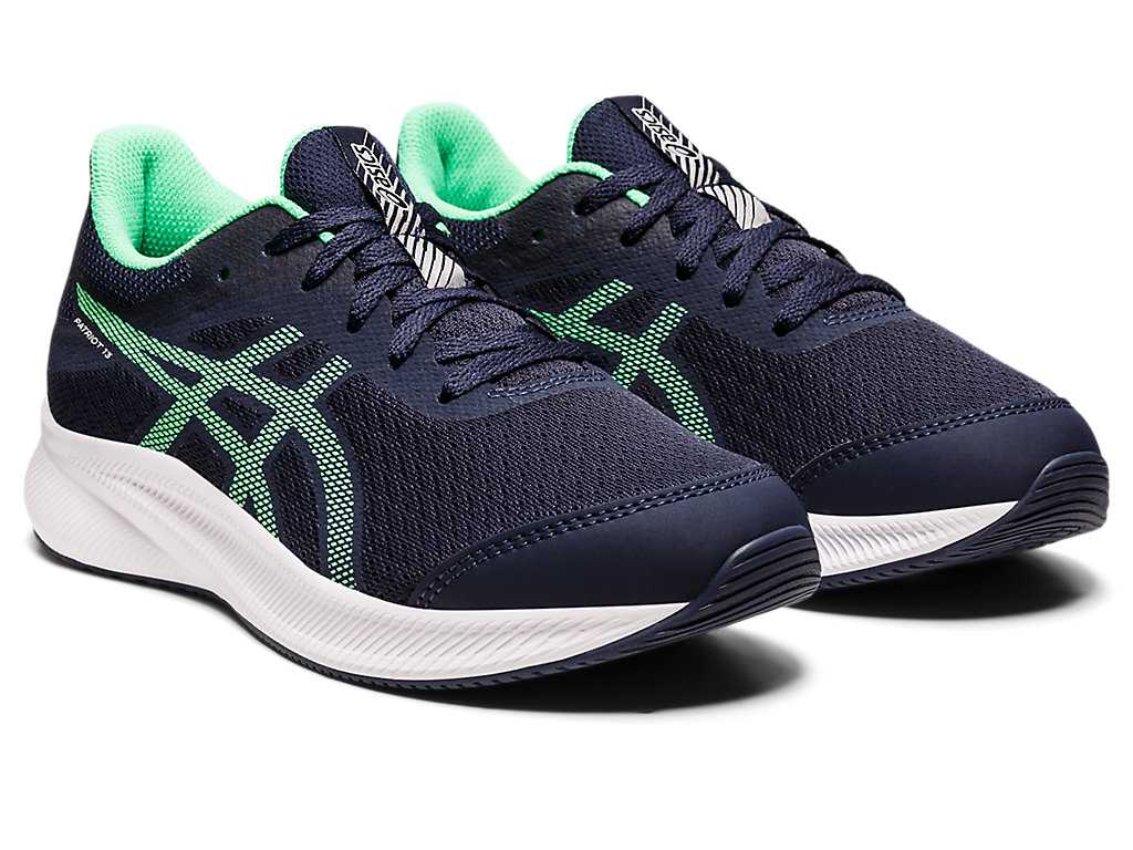 Buty do Biegania Dziecięce Asics Patriot 13 Grade School Niebieskie Niebieskie | 78206-PWZV