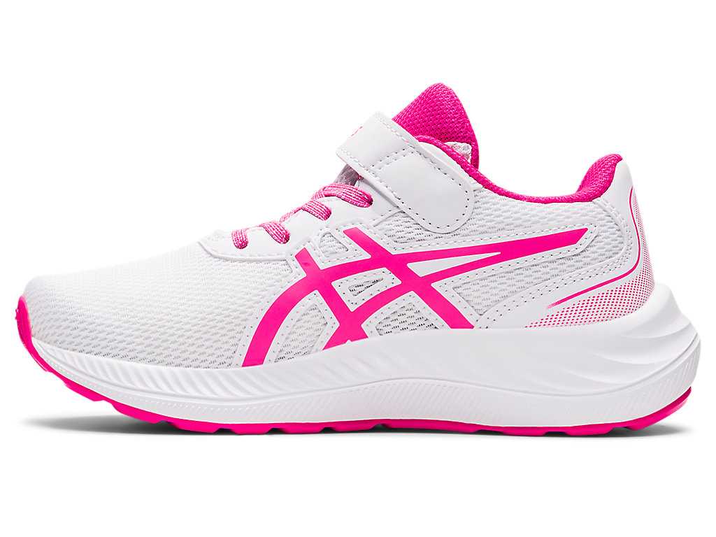 Buty do Biegania Dziecięce Asics Pre Excite 9 Pre-school Białe Różowe | 36104-WVNU